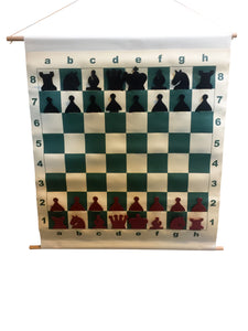 Slotted Chess Teaching Demonstration Board - 28 inches - American Chess Equipment