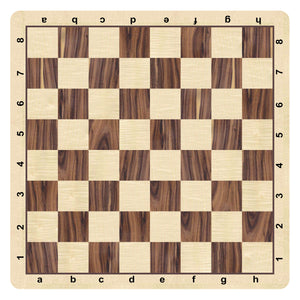 Wood Grain Mousepad Tournament Chessboard in Assorted Colors, 20 inches by WE Games - Made in the USA - American Chess Equipment