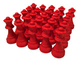 Chess Queen Erasers - Bulk Party Pack of 25 - Chess Club prizes and Party Favors - by WE Games - American Chess Equipment