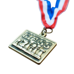 Ultimate Chess Medal - Available in Gold, Silver, & Bronze - American Chess Equipment