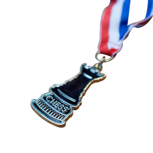 Rook Chess Medal - Available in Gold, Silver & Bronze - American Chess Equipment