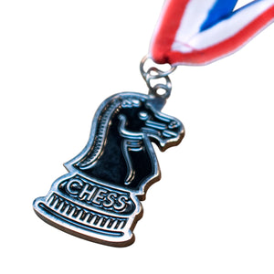 Knight Chess Medal - Available in Gold, Silver, & Bronze - American Chess Equipment