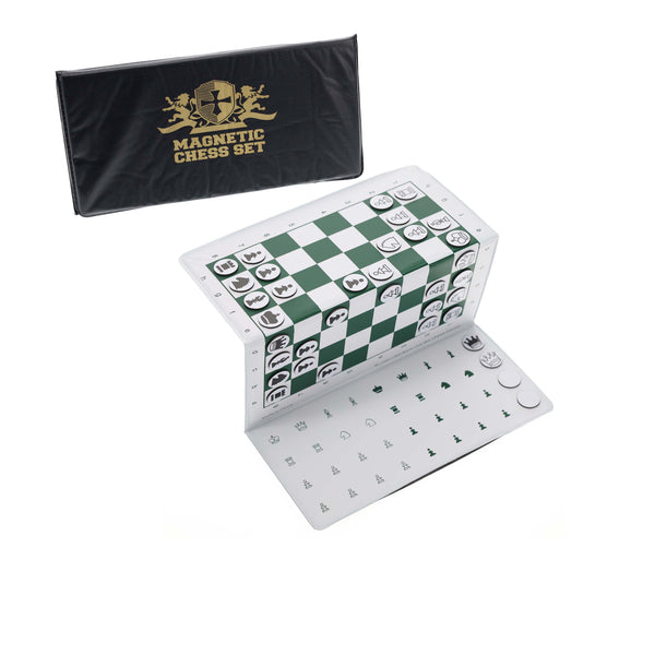 WE Games Magnetic Travel Chess Set Trifold