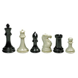 WE Games Ultimate Tournament Chess Set in Assorted Colors with Vinyl Chess Mat, Canvas Bag & Super Triple Weighted Chessmen with 4" King - American Chess Equipment