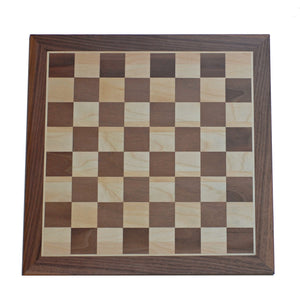 French Staunton Chess Set – Weighted Pieces & Walnut Wood Board 19 in. - American Chess Equipment