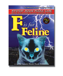 Mystery Jigsaw Puzzle Game – F is for Feline - American Chess Equipment