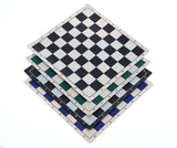8 inch vinyl chess boards w 1 squares in 4 colors