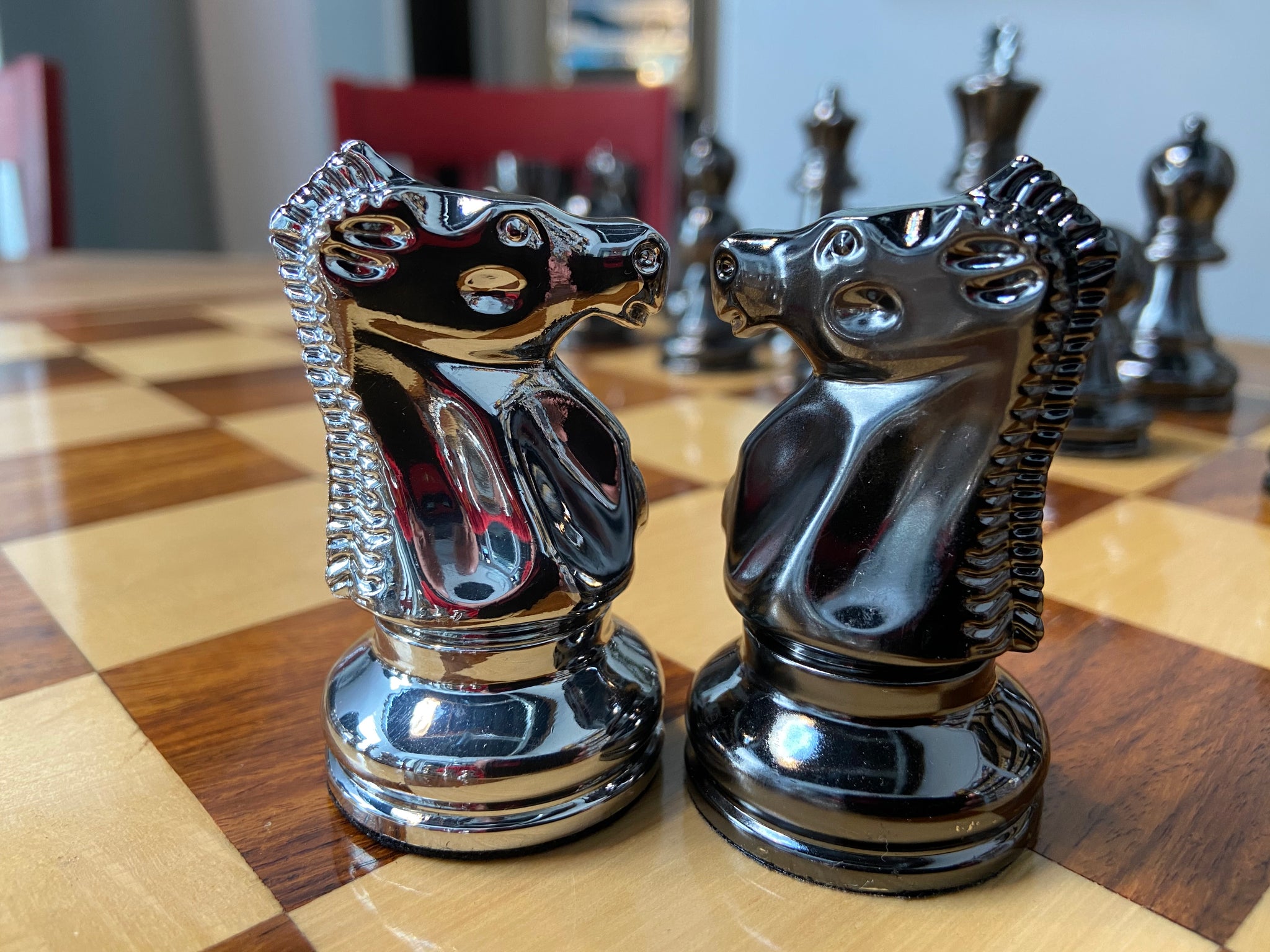 BOBBY FISCHER® Metal Ultimate Chess Pieces - 3.75 inch King - Weighs over  9.5 lbs