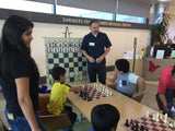 WE Games Standard Chess Teaching Demonstration Board in Two Sizes - Pieces Included - American Chess Equipment