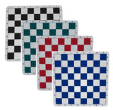 100% Silicone Tournament Chess Mat in Assorted Colors - 20 Inch Board.