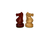 Bobby Fischer Ultimate Chess Pieces - Redwood/Boxwood - 3.70" King - In Stock!
