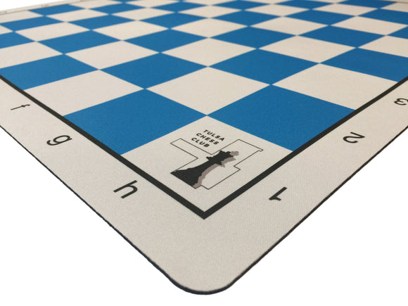 Customized Mousepad Tournament Chess Board in Assorted Colors, 20 inches - Made in the USA - American Chess Equipment