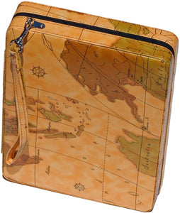 WE Games Tan Map Style Travel Backgammon