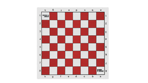 Bobby Fischer Vinyl Chess Board with 2.25" squares - Red - American Chess Equipment